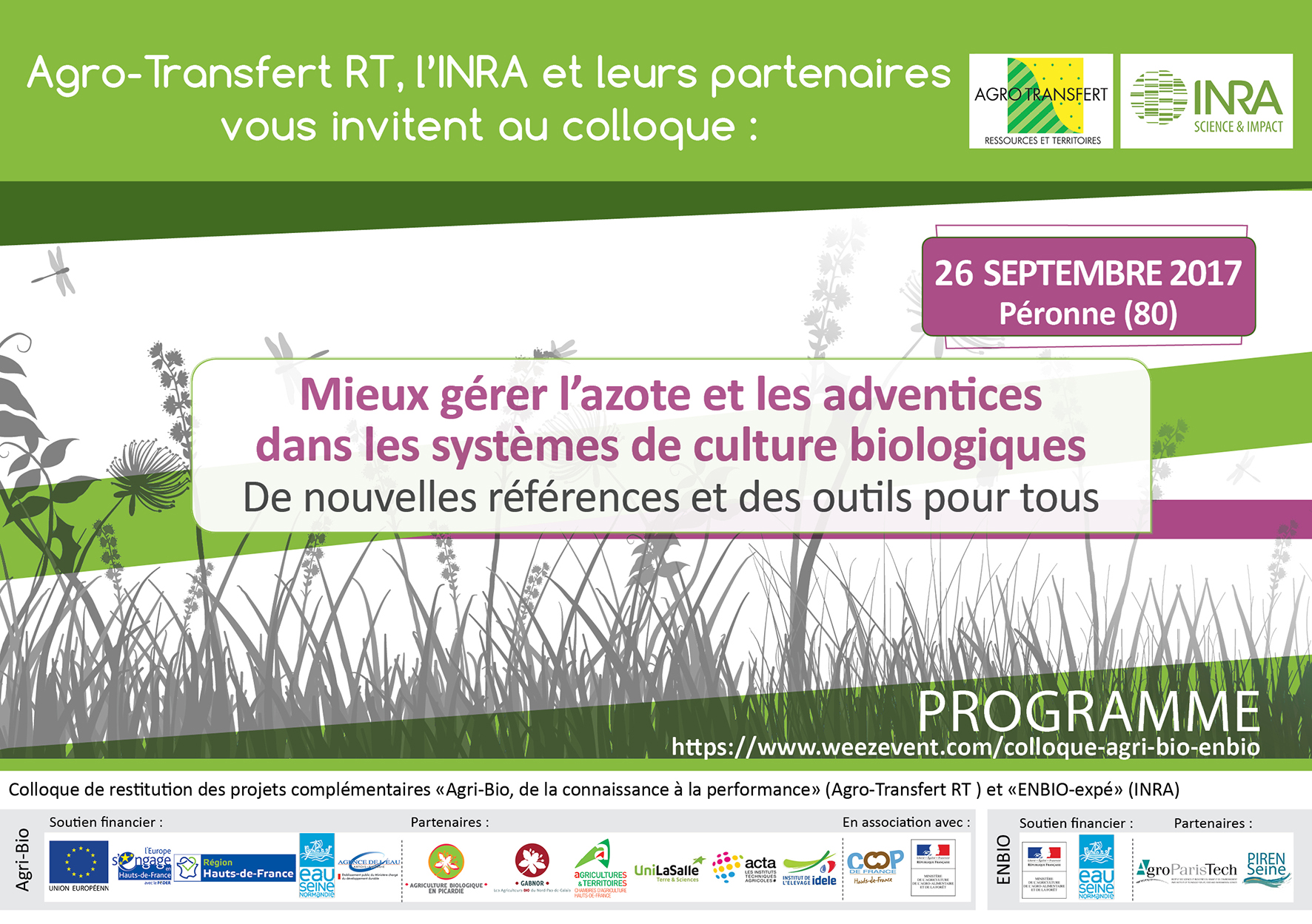 Programme colloque Enbio-Agri-Bio