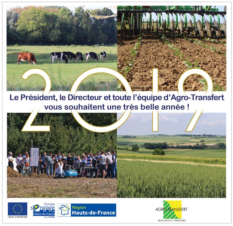 carte de voeux Agro-Transfert RT 2019