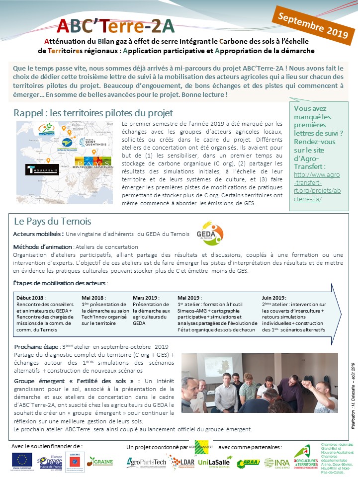 Newsletter ABCTerre2A n°3