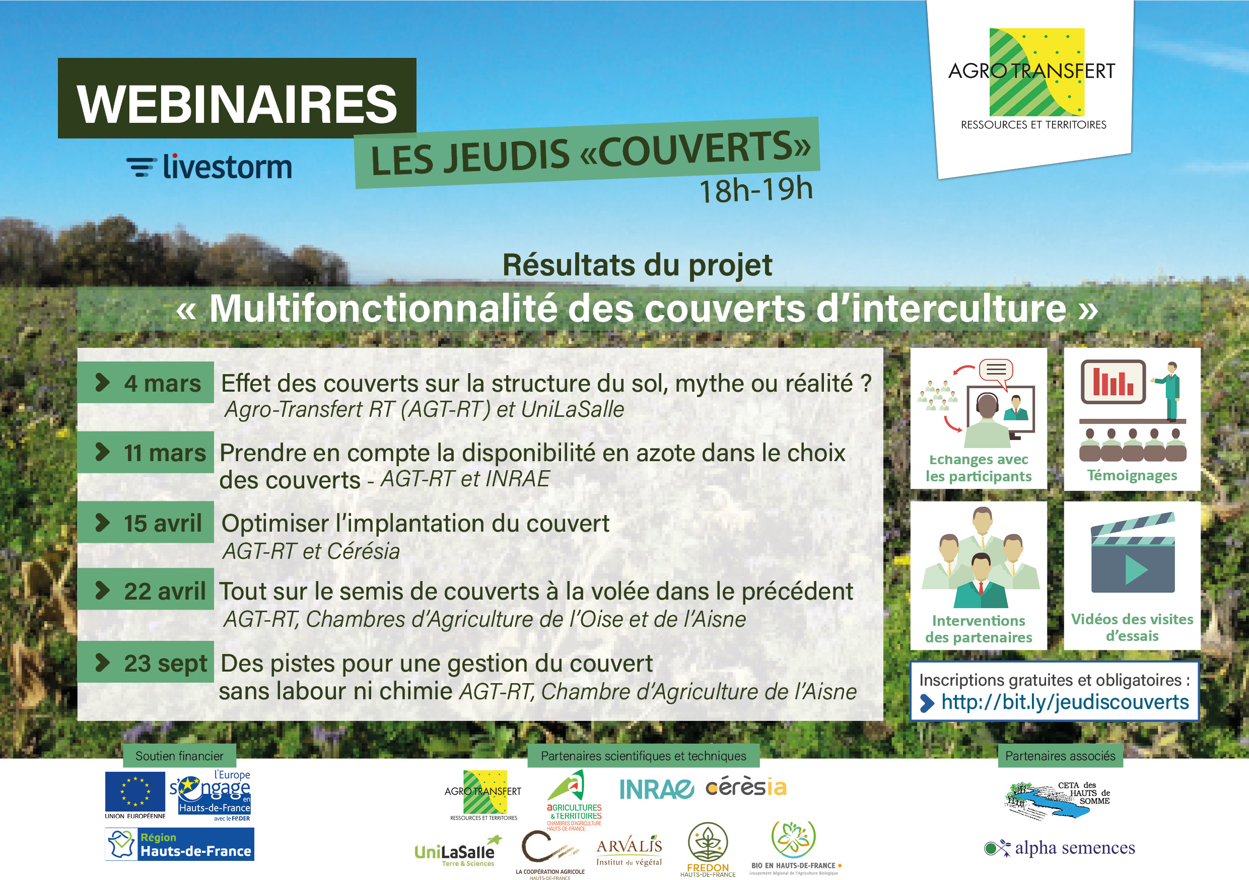Flyer webinaires couverts d’interculture